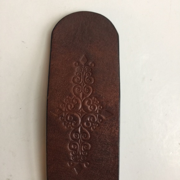 LIZ CLAIBORNE BROWN BOHO WOMENS BELT MEDIUM - Picture 4 of 12